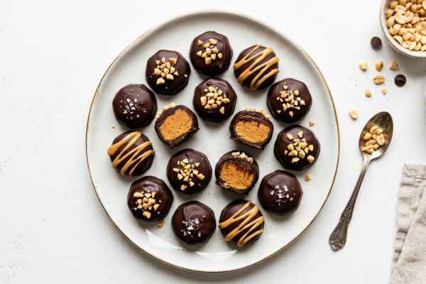 Keto Chocolate Peanut Butter Fat Bombs