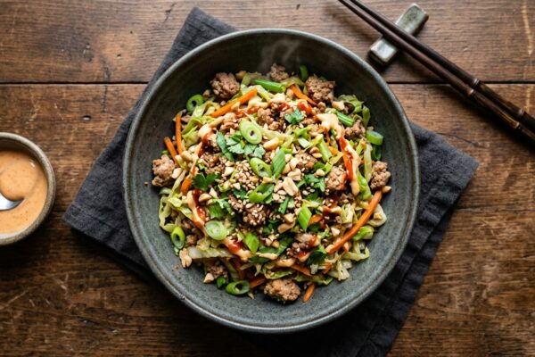 Keto Egg Roll in a Bowl
